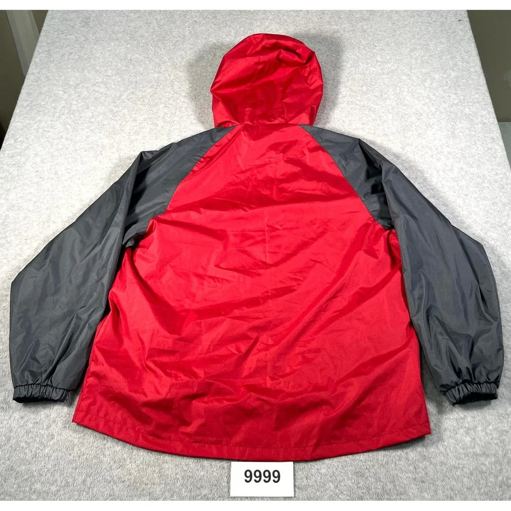 St. Louis Cardinals Windbreaker Jacket Mens Medium Red Black Ohiopyle Full Zip